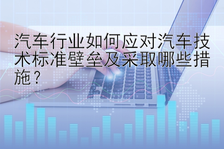 汽车行业如何应对汽车技术标准壁垒及采取哪些措施？